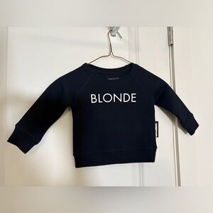 Brunette The Label Kids Navy Sweatshirt